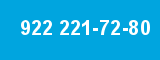 922 221-72-80